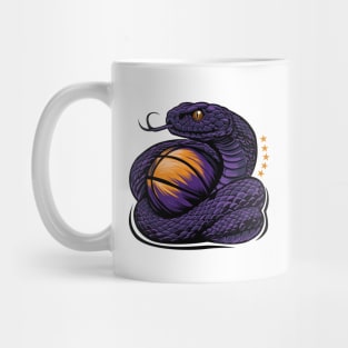 Purple and gold snake mamba, five championships, player legends Mug